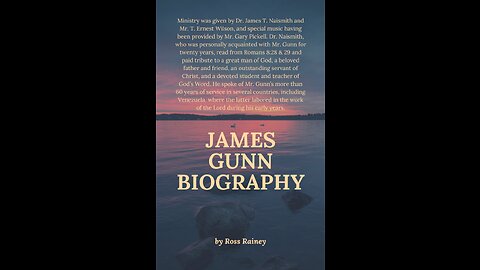 James Gunn biography, by Ross Rainey