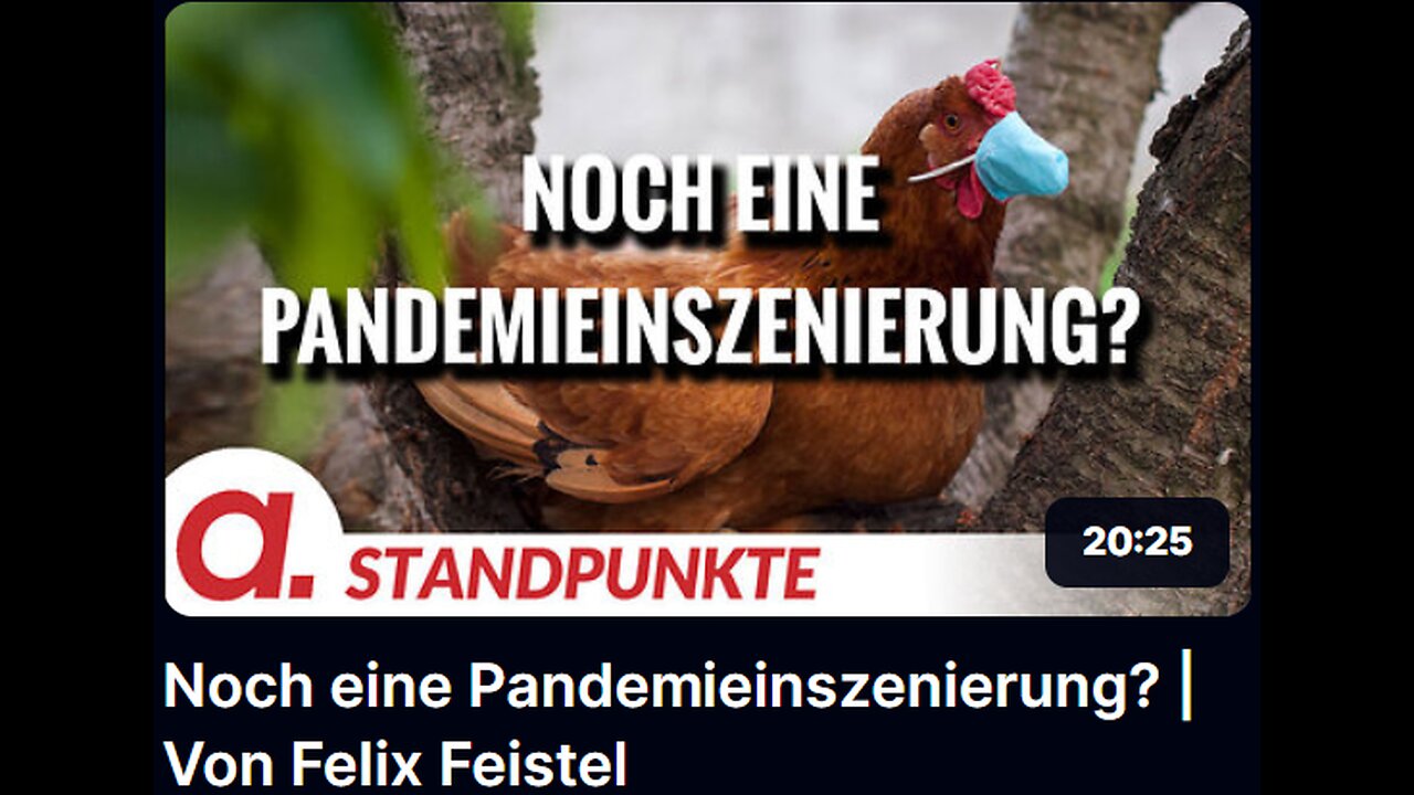 May 21, 2024..🇪🇺👉APOLUT-STANDPUNKTE👈🇪🇺..🥇..🇩🇪🇦🇹🇨🇭🇪🇺 ..☝️🧠.. Noch eine Pandemieinszenierung？ ｜ Von Felix Feistel