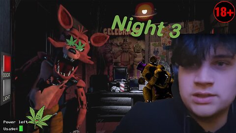 FNAF whilst baked Night 3 (Scary stuff)