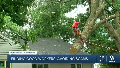 Avoid scammers while cleaning up storm damage