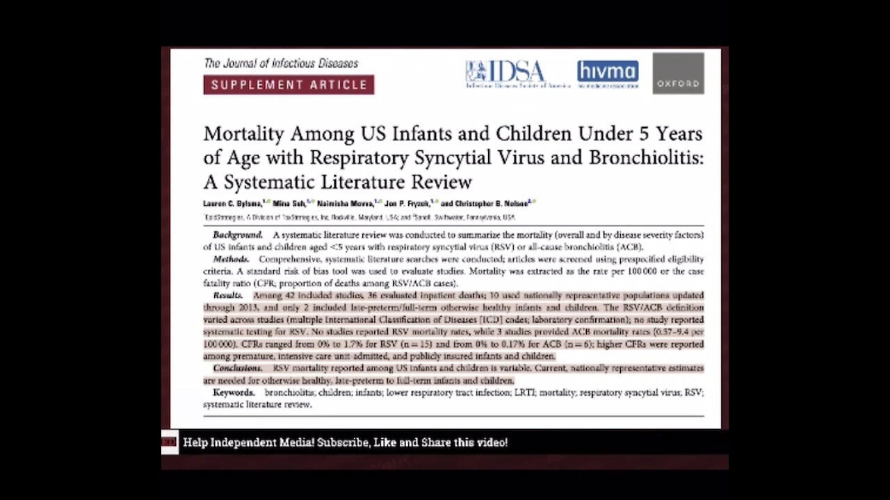 RSV and infants.
