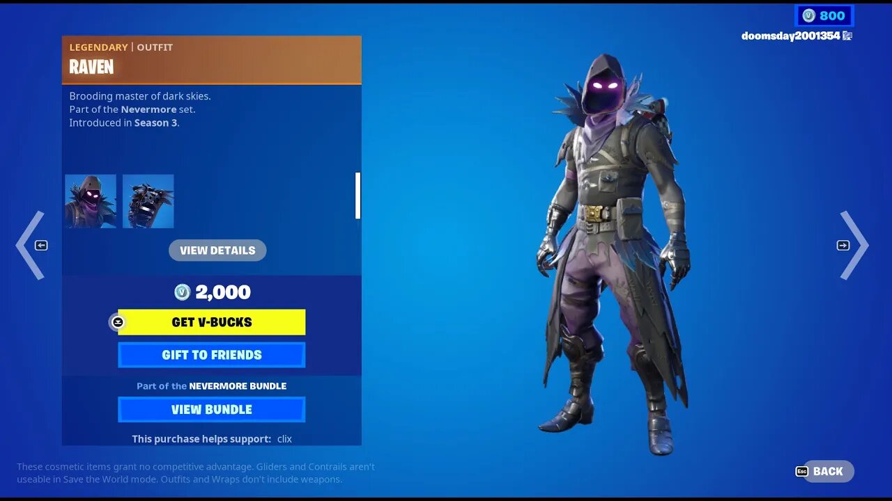 Fortnite Item Shop - NEW RAVEN & RAVAGE SKIN OUT NOW! (November 7th, 2023)