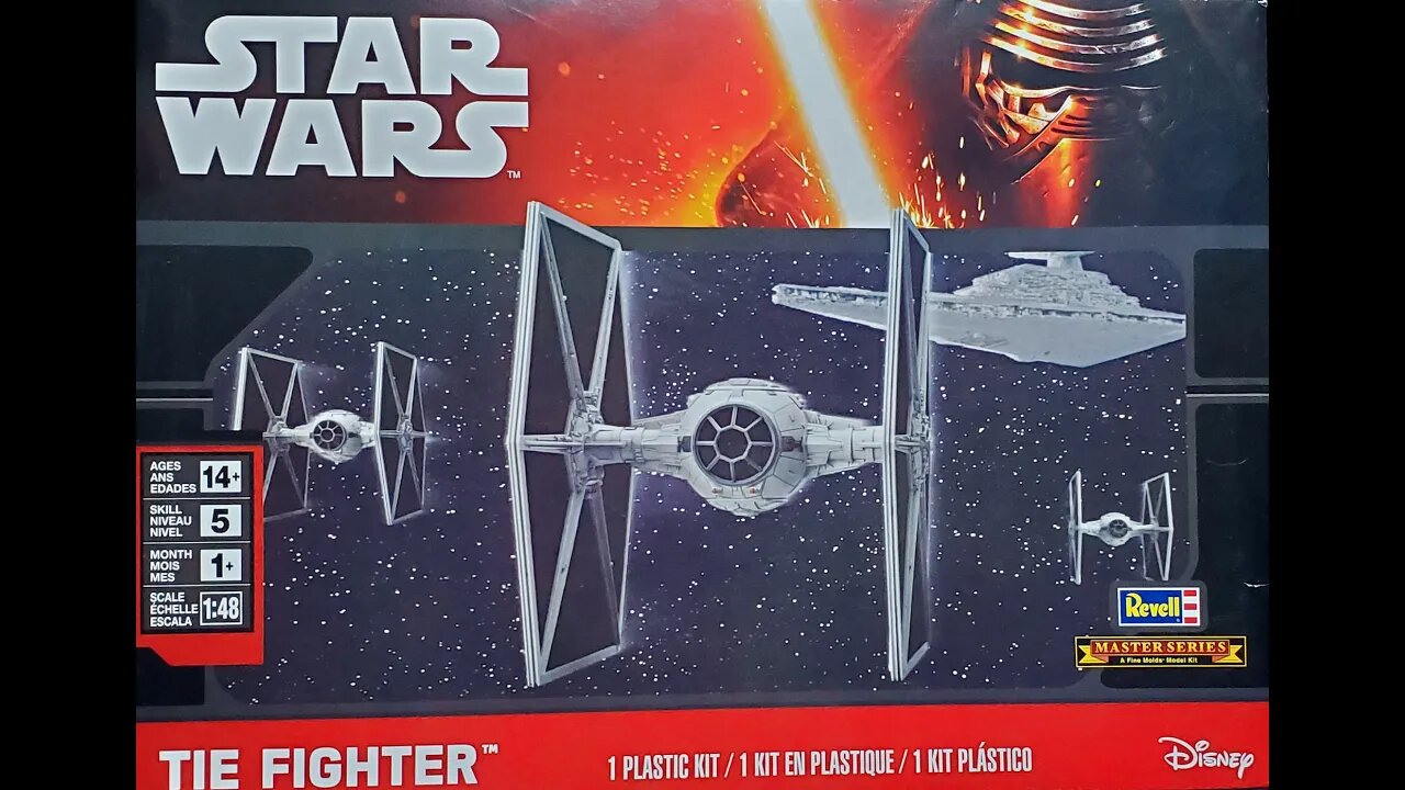 1/48 Revell Tie Fighter Review/Preview