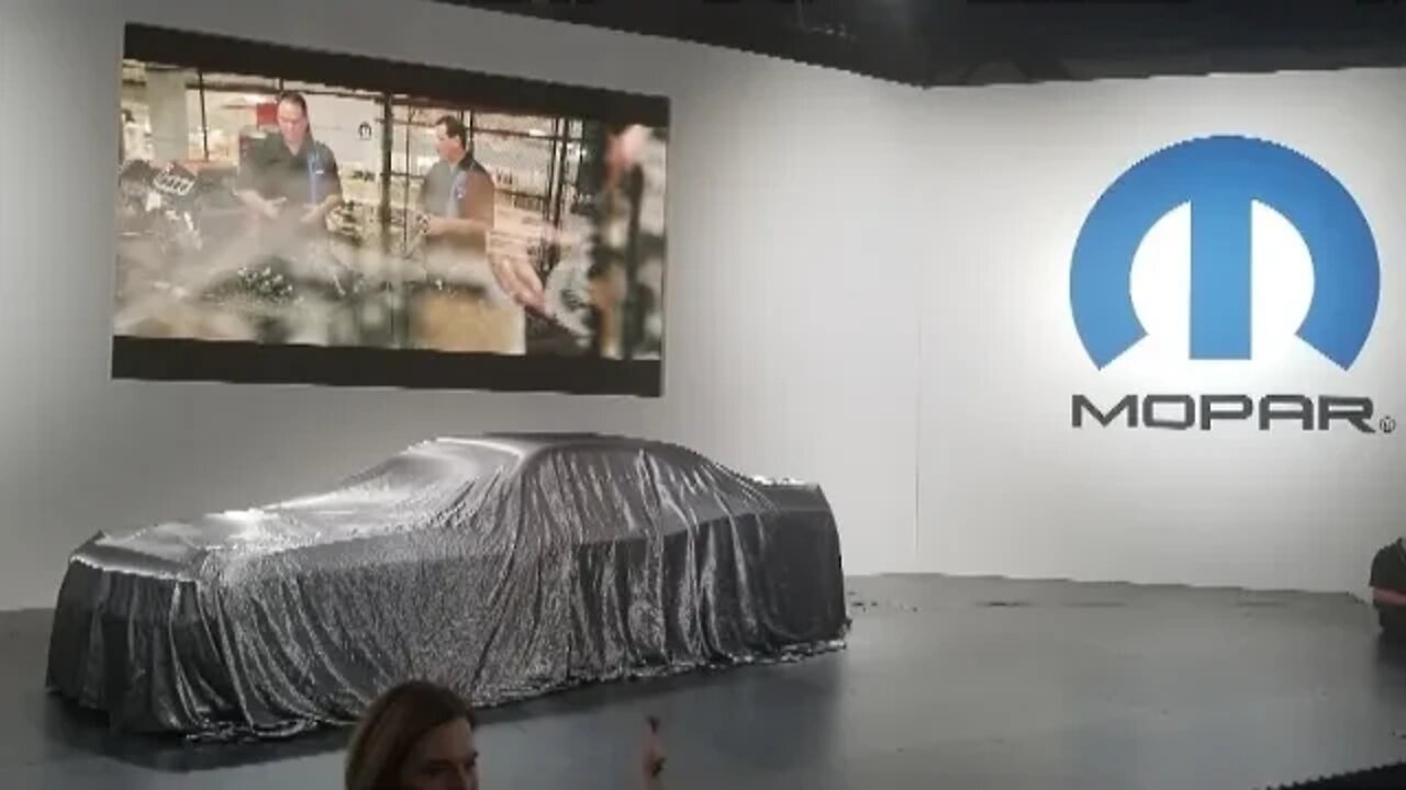 Official Unveiling of The Dodge Challenger Drag Pak Mopar SEMA 2019