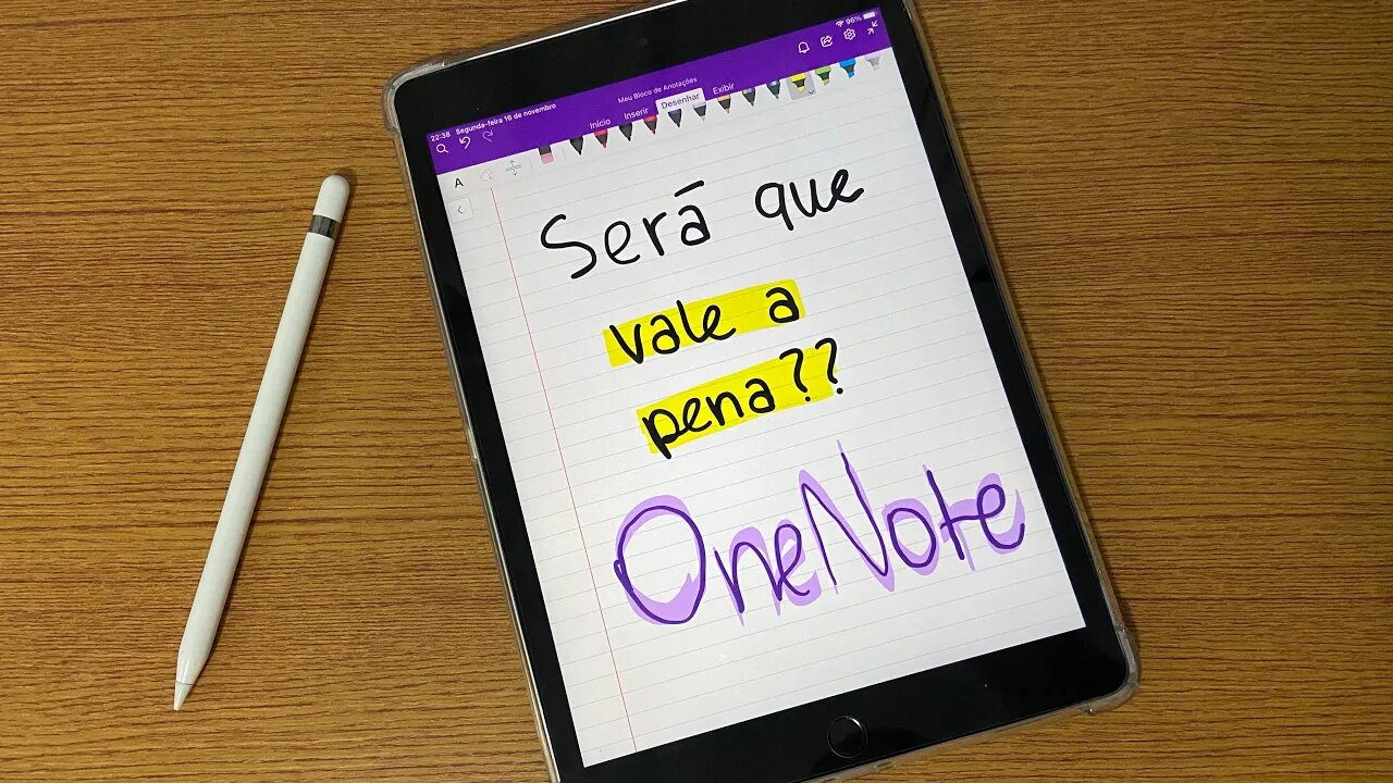 o MELHOR APP GRATUITO para fazer RESUMOS no iPad! Análise rapida do OneNote