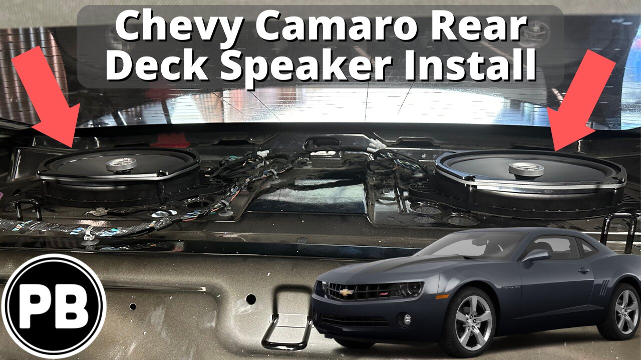 2010 - 2015 Chevy Camaro Rear Speaker Install