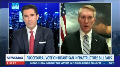 Senator James Lankford Discusses Democrats Failed Infrastructure Bill on Newsmax.