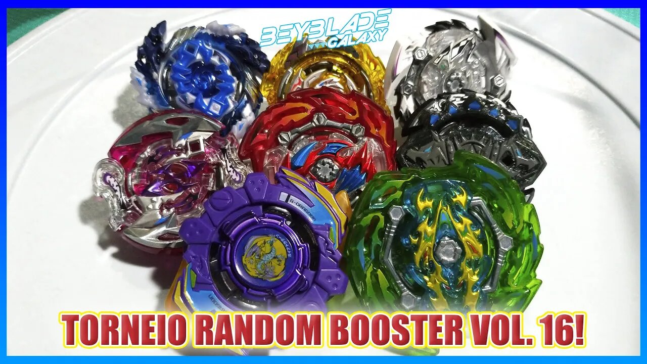 Torneio Random Booster Vol. 16 - Beyblade Burst ベイブレードバースト