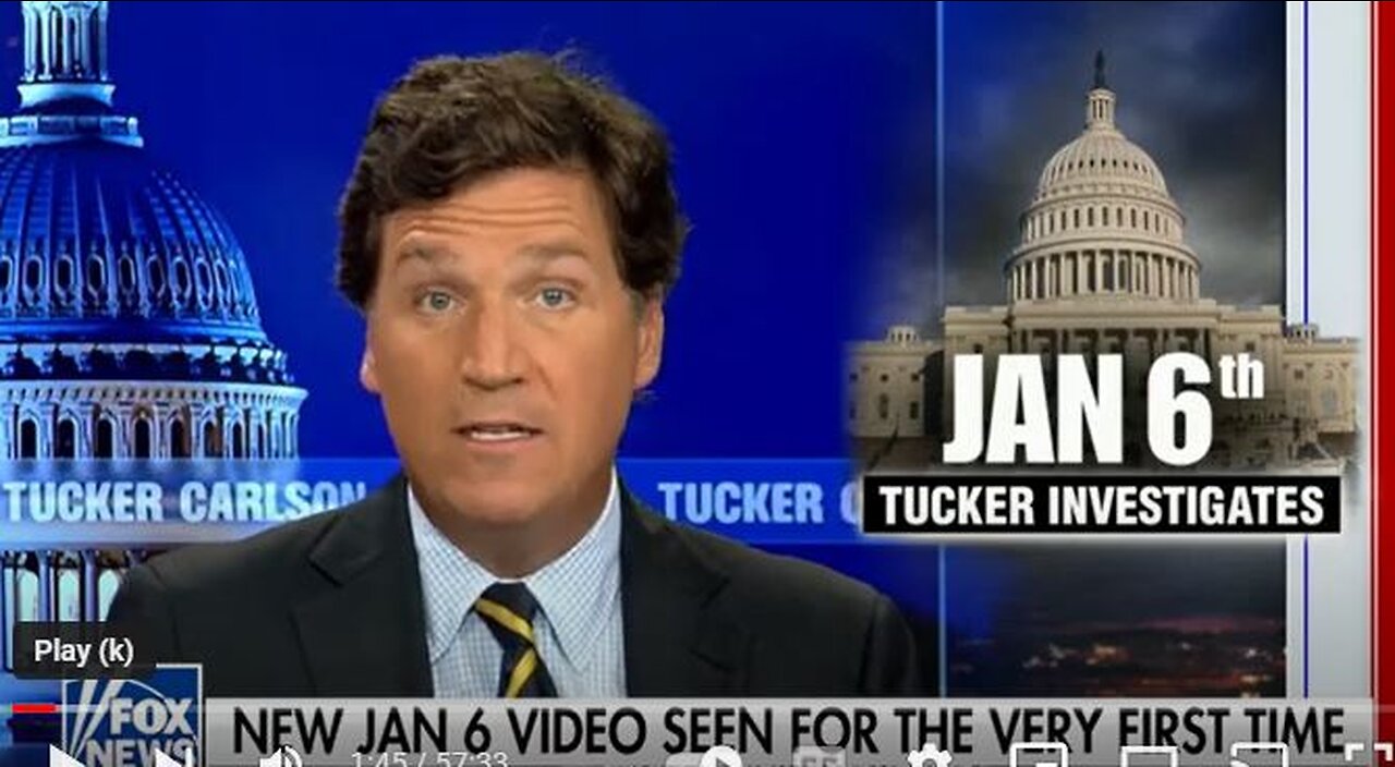 Tucker Unveils brand new J6 Video (Entire Segment, with commercial breaks removed)