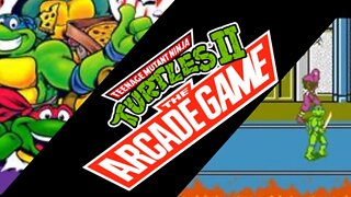 TMNT II The arcade game [NES] Longplay 1990 - one credit clear #walkthrough #nintendo