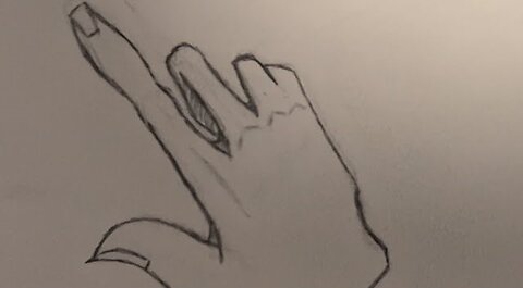 Drawing a hand