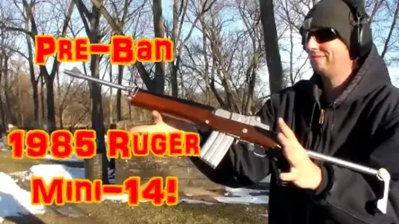 Pre-ban 1985 Ruger Mini-14 Live Fire Test!