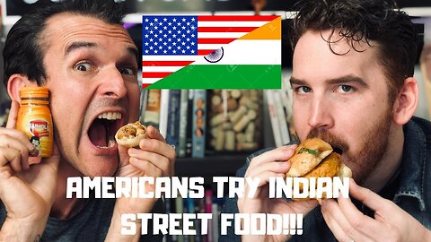 Americans Try Indian Street Food!!!