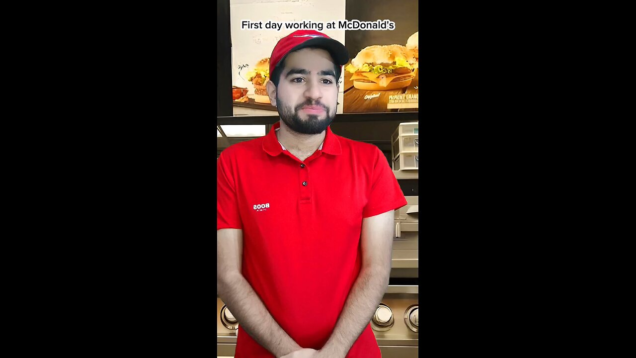 First day at McDonald's