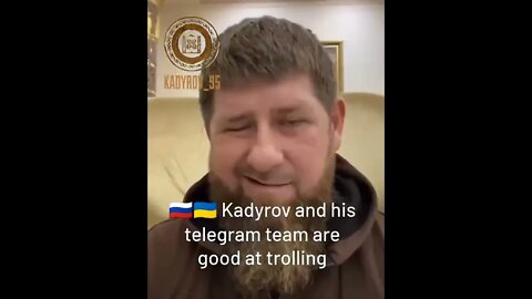 🇷🇺🇺🇦 Kadyrov The Chechen President And His Telegram Team Are Good At Trolling 😂 @Kadyrov_95
