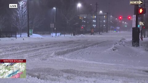 Several Northeast Ohio counties issue snow emergencies as winter storm ramps up