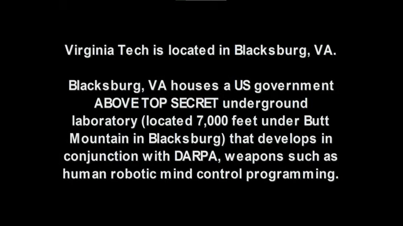 Programmed To Kill/Satanic Cover-Up (The Virginia Tech Massacre - Seung-Hui Cho)