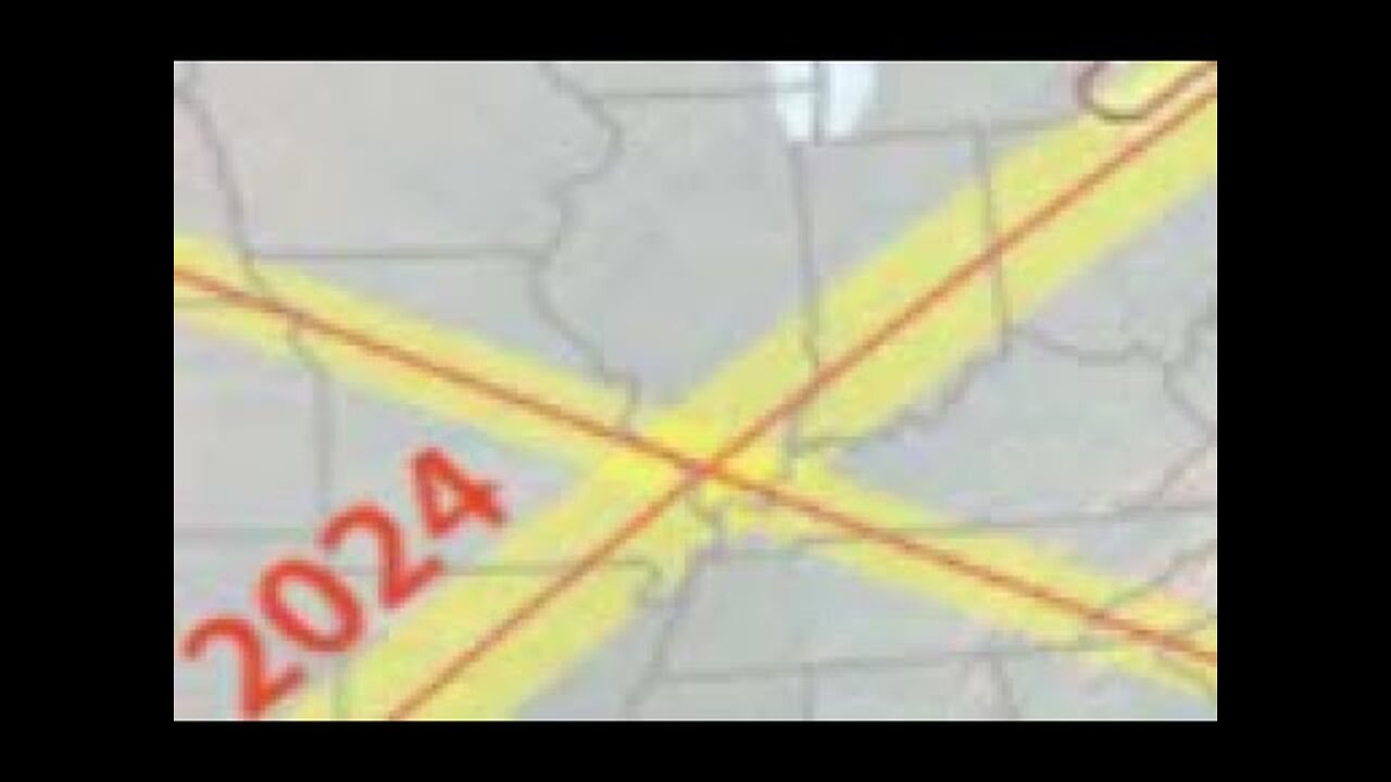 Cosa potrebbe succedere nell'eclissi solare totale e il segno X dell'8 aprile 2024? DOCUMENTARIO lì intorno dove si forma questa X immaginaria nell'Illinois c'è un lago di nome Egypt,ci sono piramidi,archi,una strada di nome Salem..