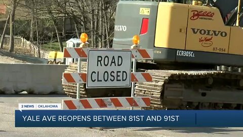 Yale Ave reopens between 81st and 91st
