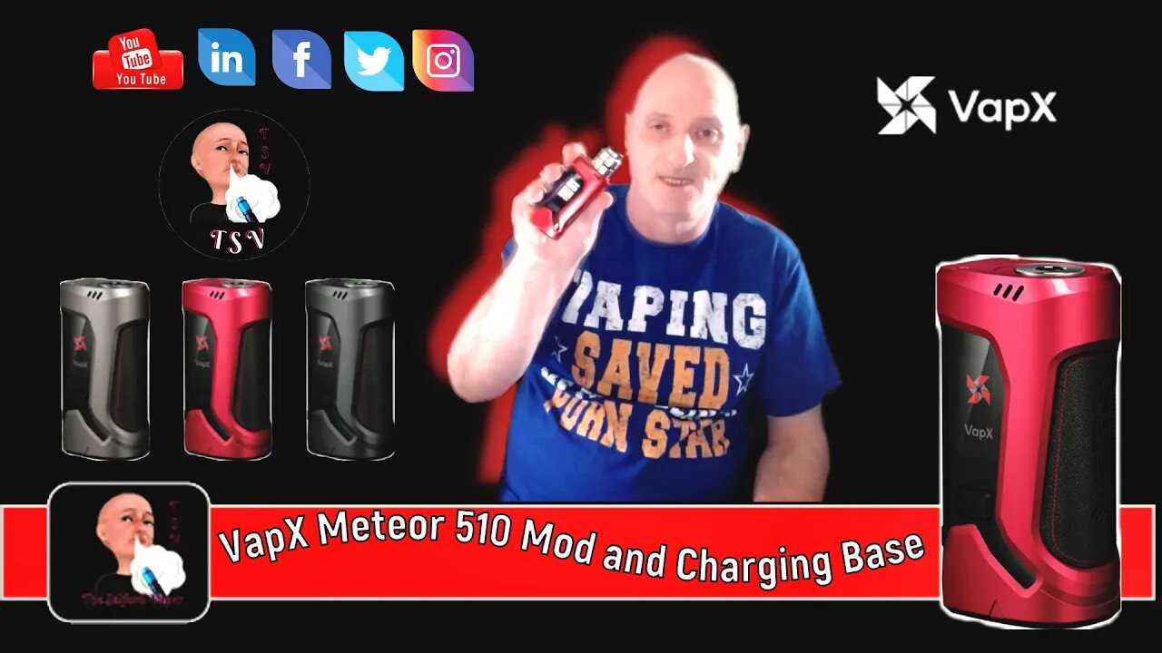 VapX Meteor 510 Mod and Charging Base