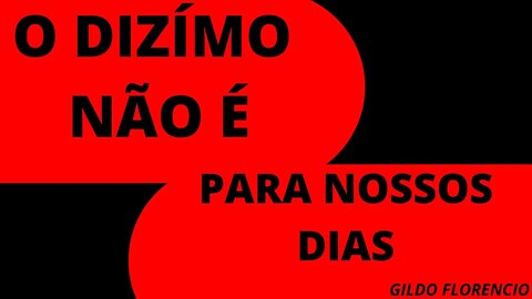 VOCE PAGA DÍZIMO? TADINHO - JESUS NÃO QUER ISSO