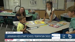 Ukrainian students begin new life, new school year in San Diego