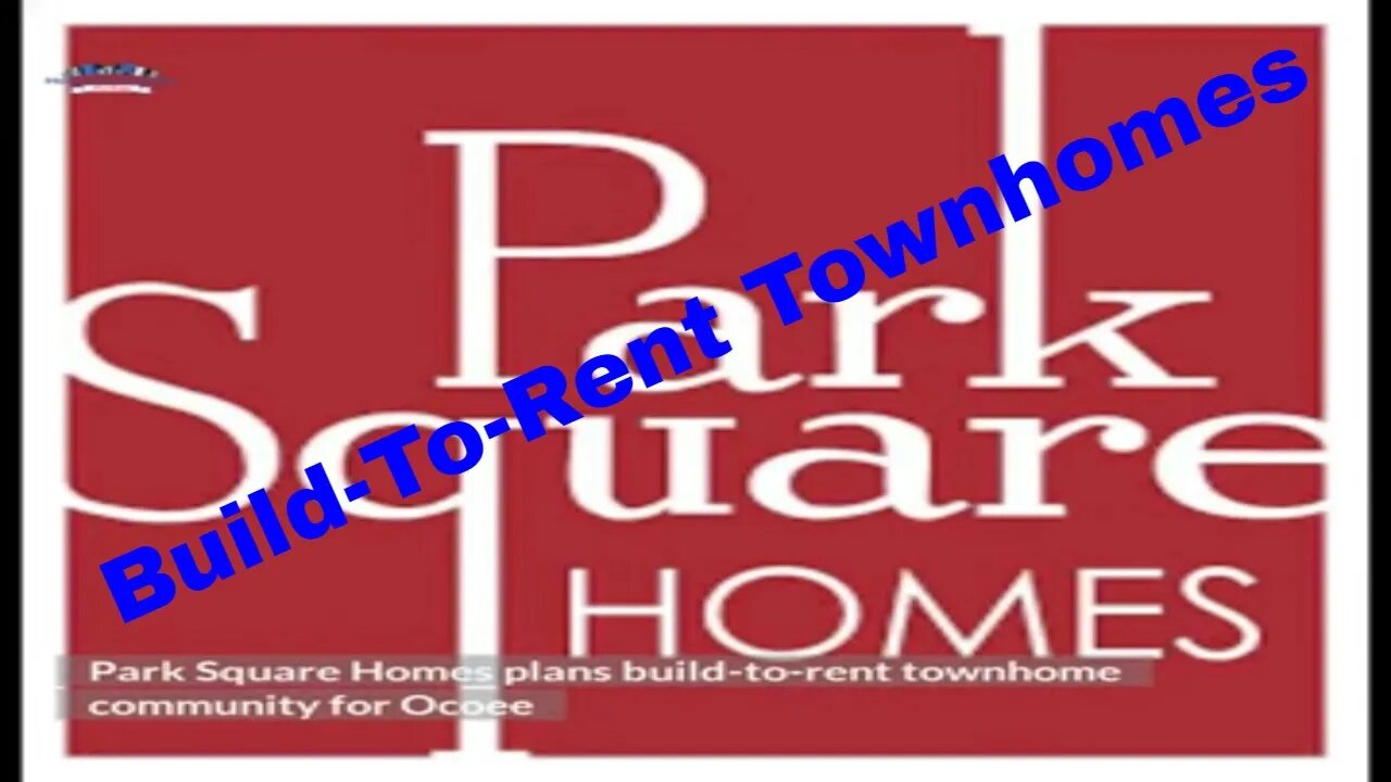 Park Square Homes Build-To-Rent Townhomes