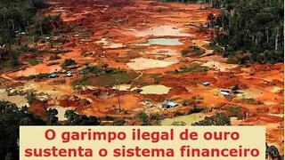 O garimpo ilegal de ouro sustenta o sistema financeiro