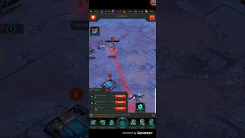 Destroyed a Sentienal Terminator RTS