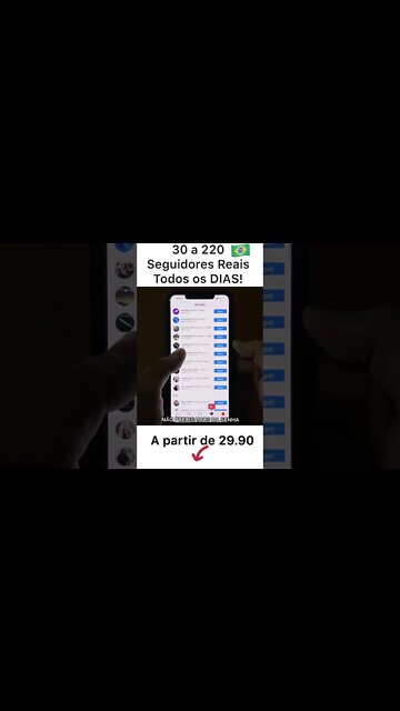 Conquiste novos seguidores diariamente, cresça de forma orgânica com seguidores brasileiros #shorts