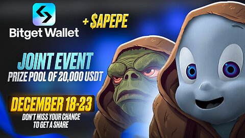 📢APEPE and Bitget Wallet: Memes, Crypto and 20,000 USDT for the winners!