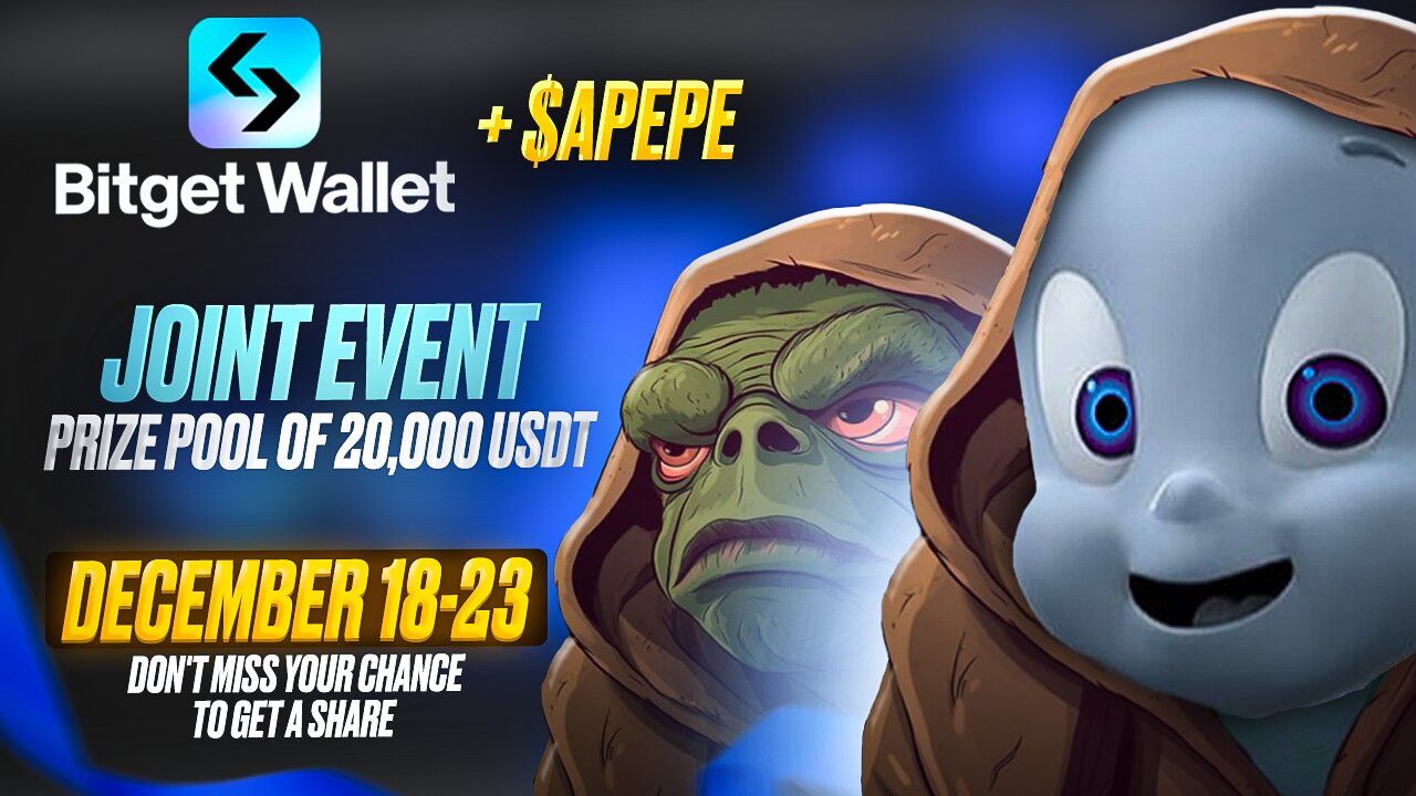 📢APEPE and Bitget Wallet: Memes, Crypto and 20,000 USDT for the winners!