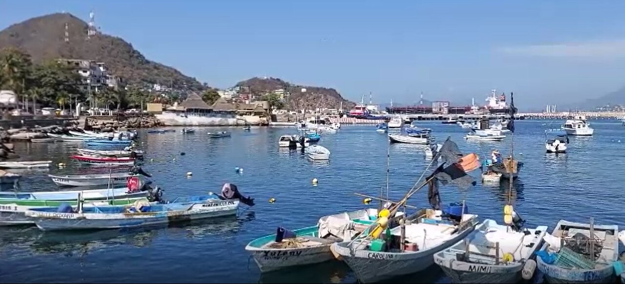 Hanging around the Docks in Manzanillo, Mexico