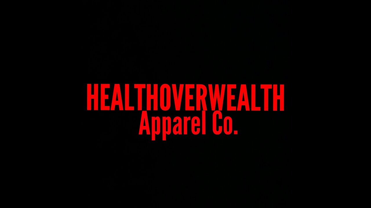 👕🍎 Healthy4Life & HealthOverWealth Apparel Co. Clothing Line Made In Canada 🍁