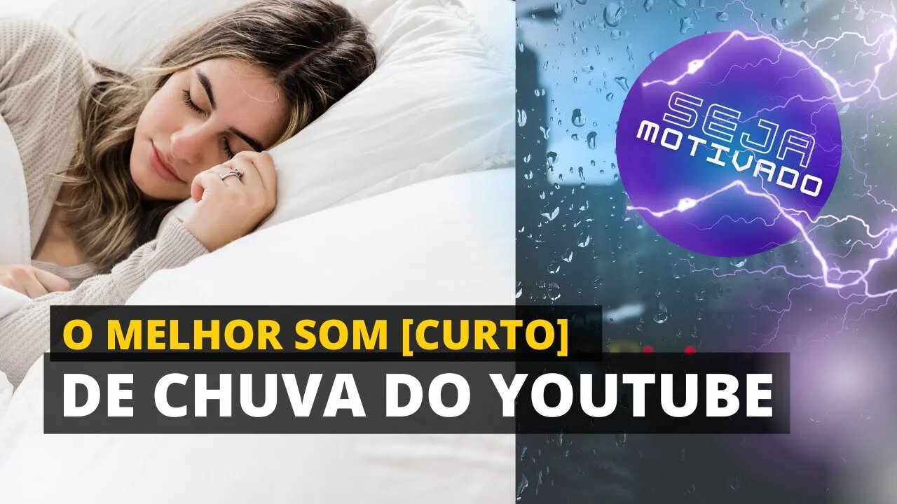 SOM DE CHUVA PARA RELAXAR (CURTO) | TELA PRETA