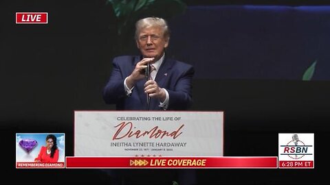 President Donald J. Trump Speech | Lynette "Diamond" Hardaway Celebration of Life 1/21/23