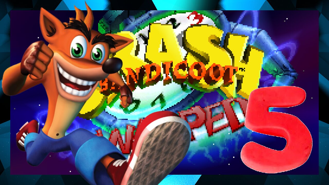 Crash Bandicoot Warped - PS1 - Area 5 (part 1) super hard time now