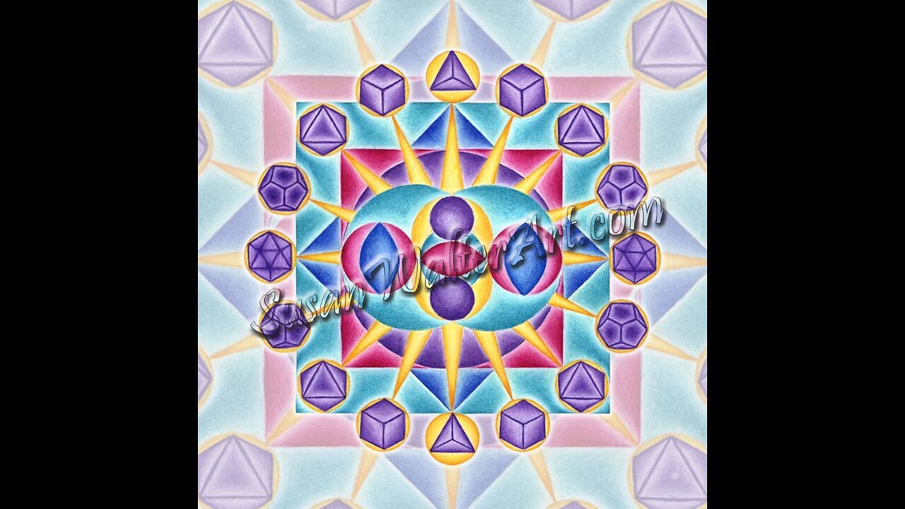 Mandala Monday, 1/9/23, Solfeggio Mandala 765Hz, Natural, Planetary Caretaker