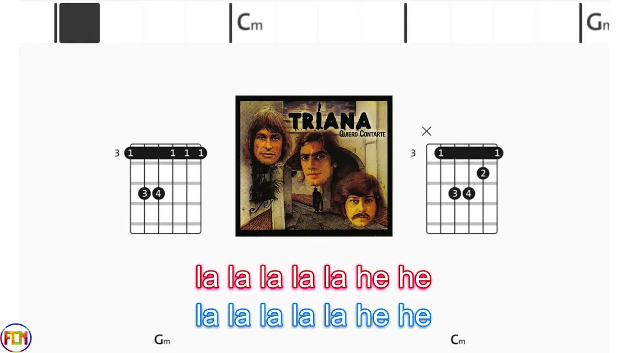 TRIANA - Tu frialdad - (Chords & Lyrics like a Karaoke)