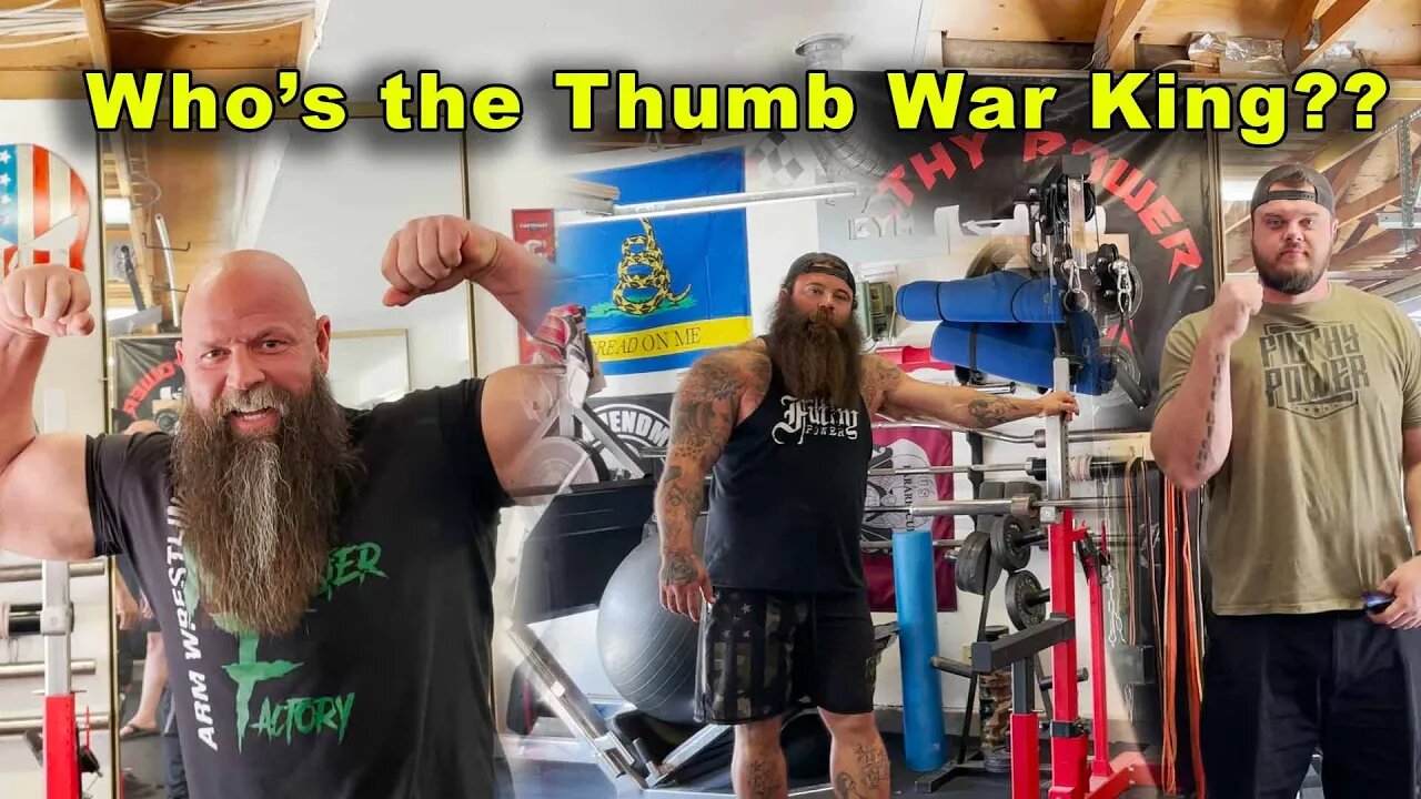 Micheal Todd, Derek Smith and Brandon Allen workout plus Arm Wrestling