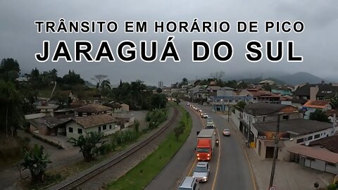 Horário de pico na sexta feira, Jaraguá do Sul!