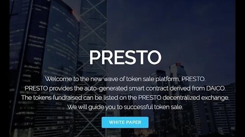 Bitin, Kcx Exchange, 비트코인, 암호화폐, Presto, 토큰 세일의 현황 및 문제점, 쉽고 빠른 크라우드 펀딩 개설, DAICO 모델 적용, 법적으로 안전한