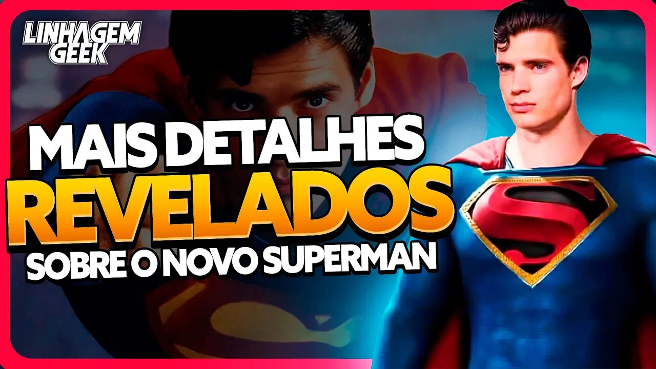 NOVO SÍMBOLO? JAMES GUNN REVELA NOVOS DETALHES SOBRE O NOVO SUPERMAN