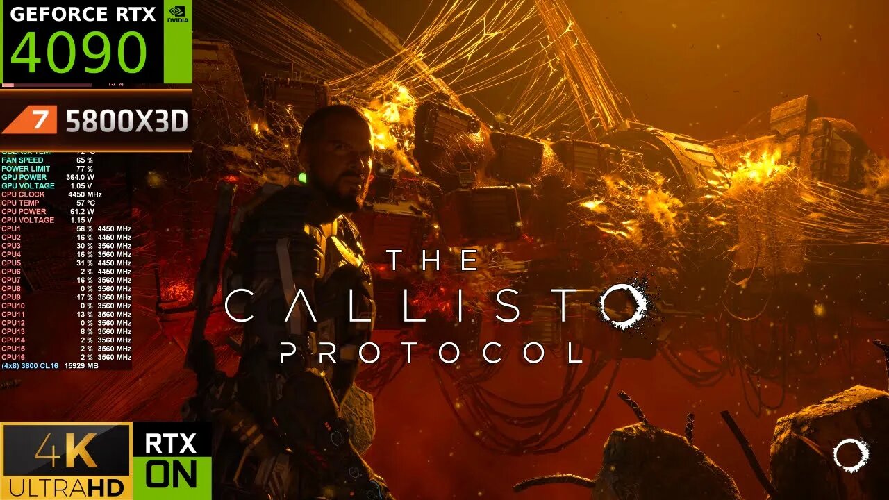 The Callisto Protocol: Final Transmission | 4K Ray Tracing ON | RTX 4090 | R7 5800X3D | 7/17 Patch