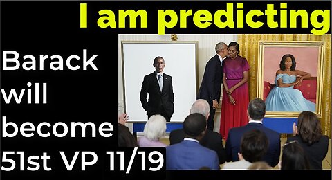 I am predicting: Barack will become 51st vice president on Nov 19