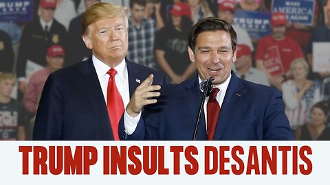 Trump Insults Desantis and the Crowd Ain't Havin' It