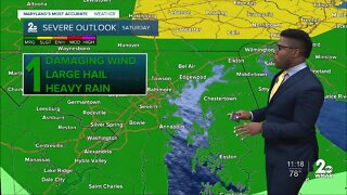 WMAR-2 News Patrick Pete's Thursday weather