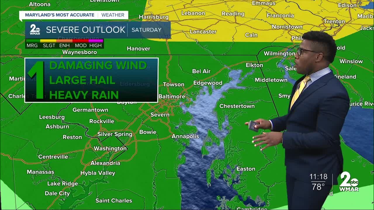 WMAR-2 News Patrick Pete's Thursday weather