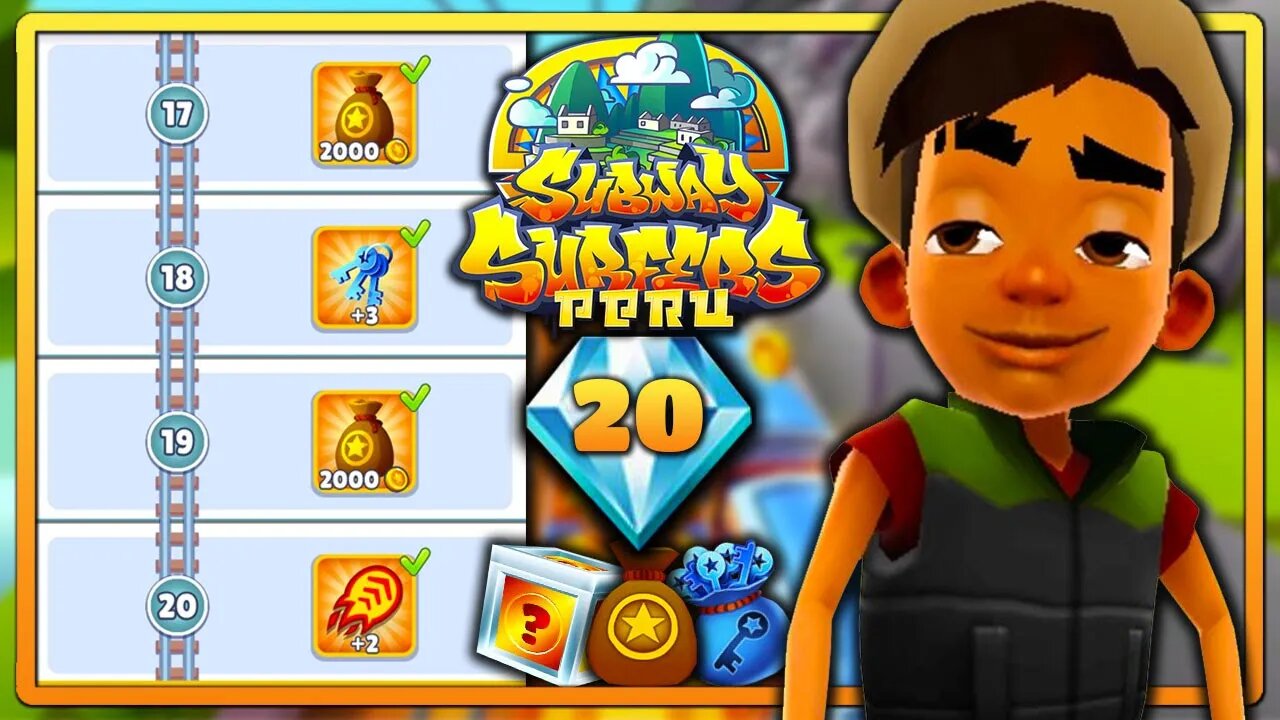 Subway Surfers Peru 2020 | Caçada Sazonal até o Nível 20