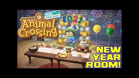 Animal Crossing: New Horizons - New Year Room! - Nintendo Switch Gameplay 😎Benjamillion